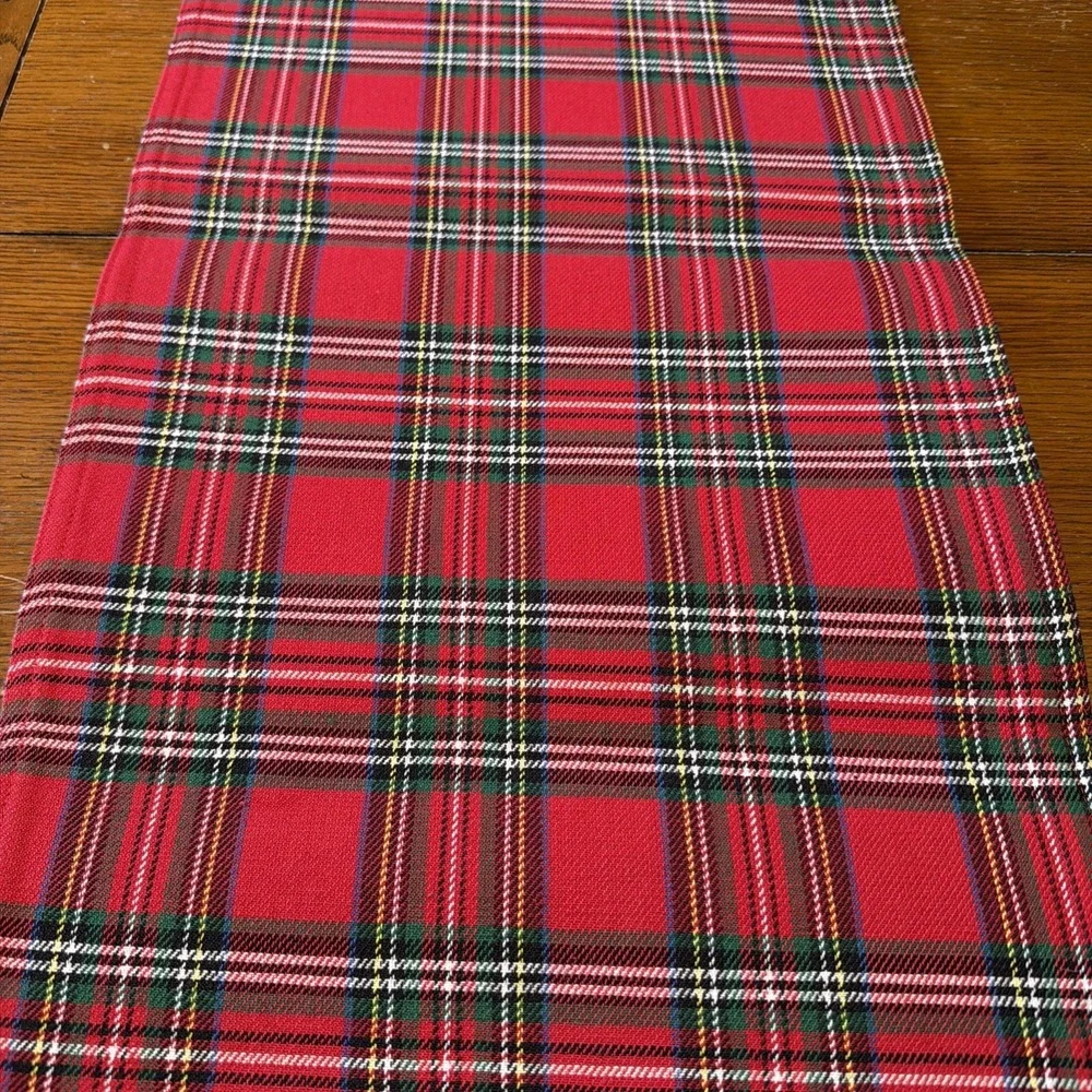Tartan Plaid Christmas Table Runner New 100% Cotton Washable 13